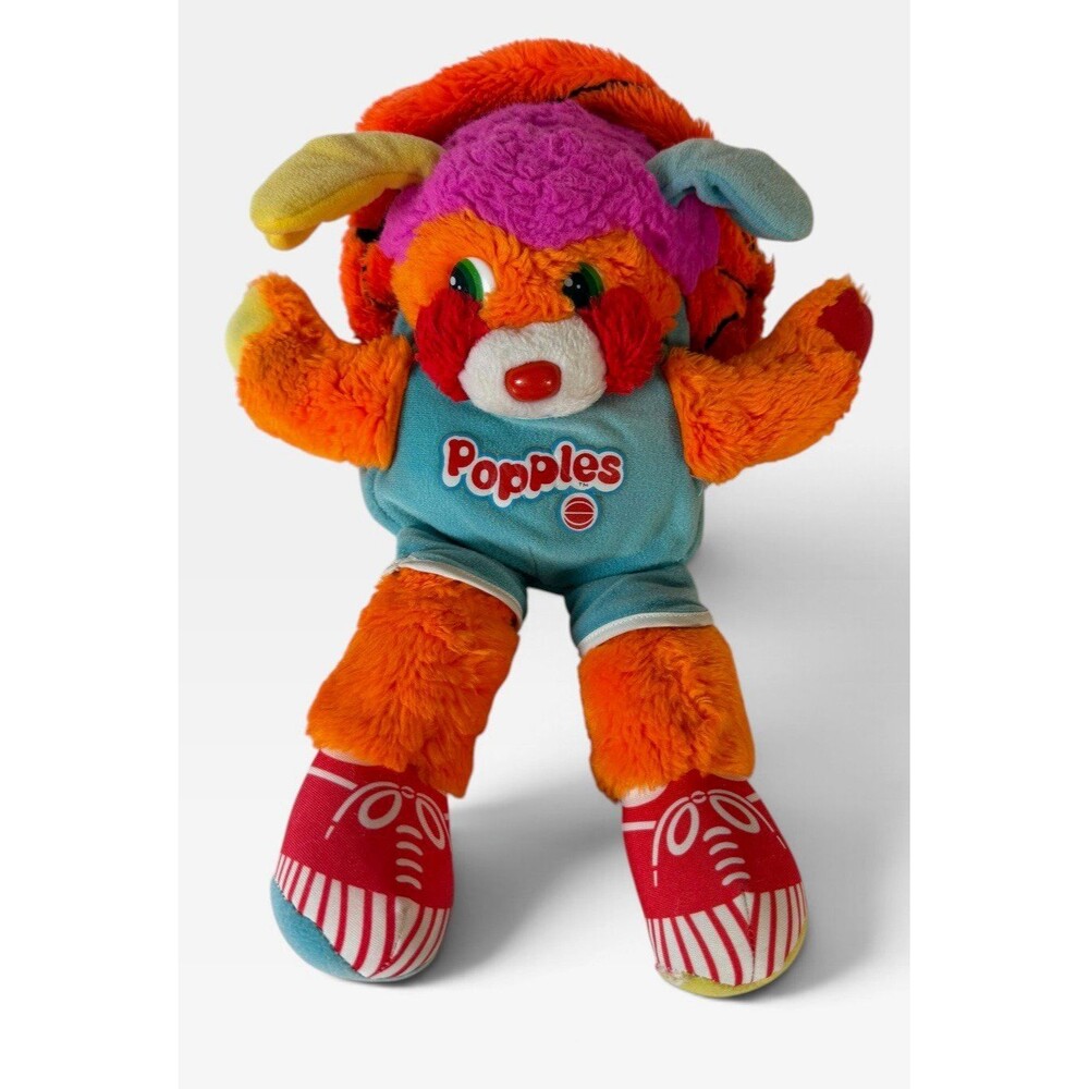 Vintage 1986 Mattel Popples Dunker Basketball Plush 13in